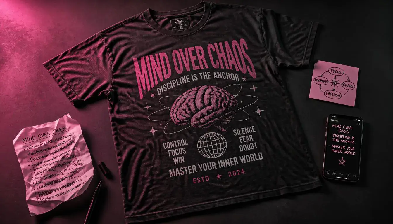 overthinking loops graphic t-shirt for men all over print collection — moodiefy india