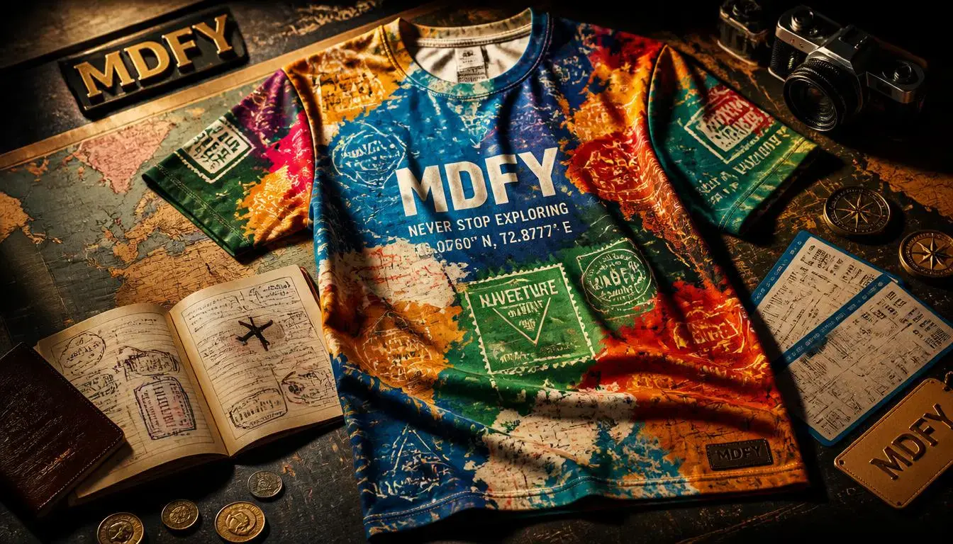 Moodiefy Travel collection — adventure tshirt with DTF all-over print for every kind of journey